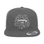 Camping Elements Embroidered Flat Bill Cap