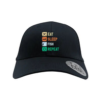 Thumbnail for Eat Sleep Fishing Repeat Printed Baseball Hat