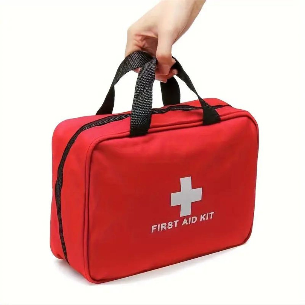 173pcs Large First Aid Kit: Portable Bag For Outdoor Hunting, Hiking ...