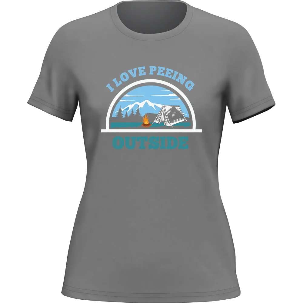 I Love Peeing Outside T-Shirt for Women