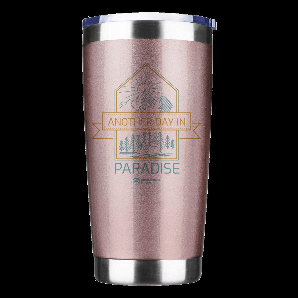 Another Day In Paradise 20oz Tumbler -Rosegold