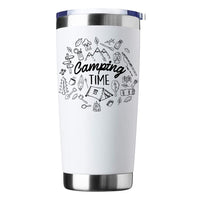 Thumbnail for Camping Time 20oz Insulated Vacuum Sealed Tumbler