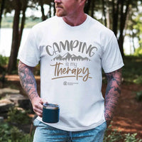 Thumbnail for Camping Is My Therapy Man T-Shirt