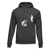 Thumbnail for Fishing Lines' Adult Fleece Hooded Sweatshirt