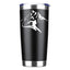 Run From The Avalanche 20oz Insulated Vacuum Sealed Tumbler