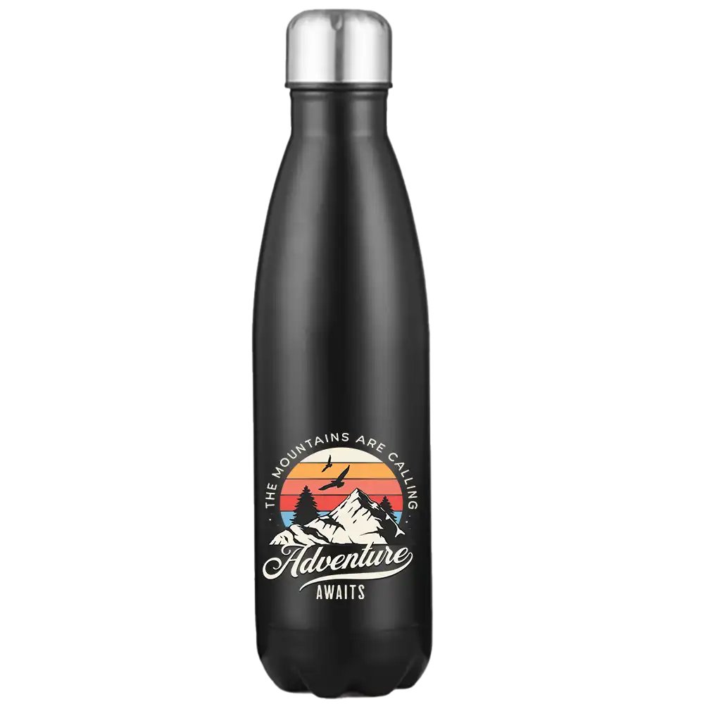 The Mountains Are Calling Stainless Steel Water Bottle
