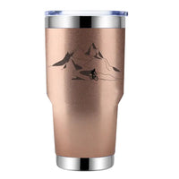 Thumbnail for Mountain Cycling 30oz Double Wall Stainless Steel Water Tumbler Rosegold