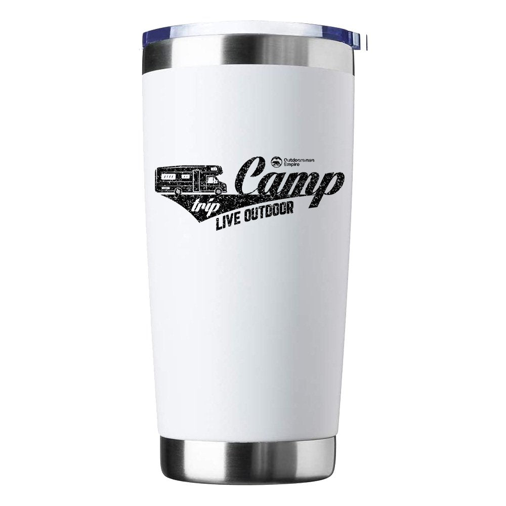 Camp Trip Live Outdoor 20oz Insulated Vacuum Sealed Tumbler