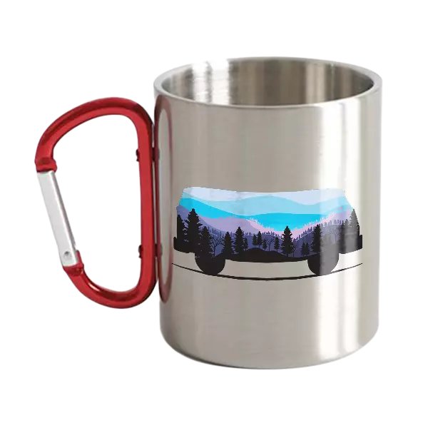 Camper Carabiner Mug 12oz