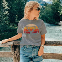 Thumbnail for Deer Color T-Shirt for Women