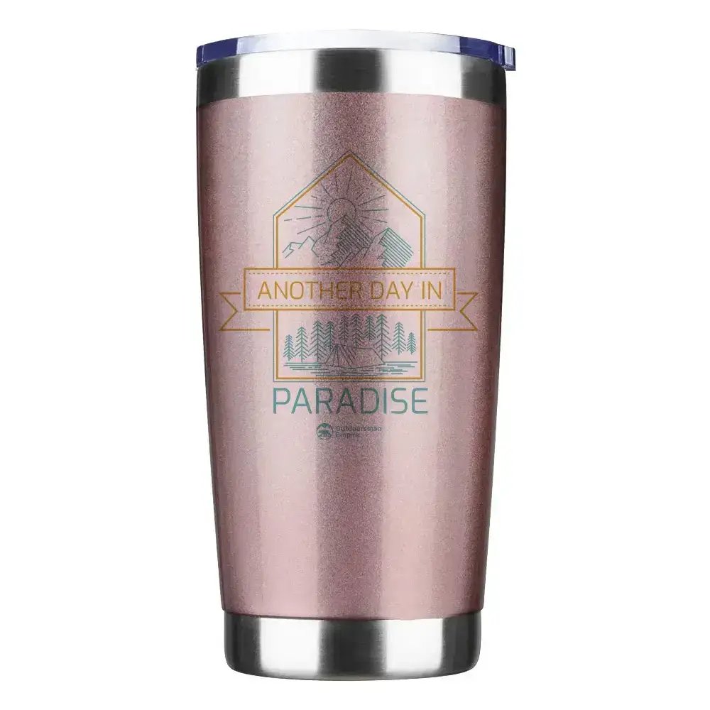 Camping Lines 2 20oz Insulated Vacuum Sealed Tumbler