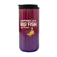 Thumbnail for Happiness is a Big fish And a Witness 14oz Tumbler Purple