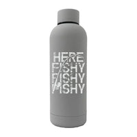 Thumbnail for Here Fishy Fishy 17oz Stainless Rubberized Water Bottle