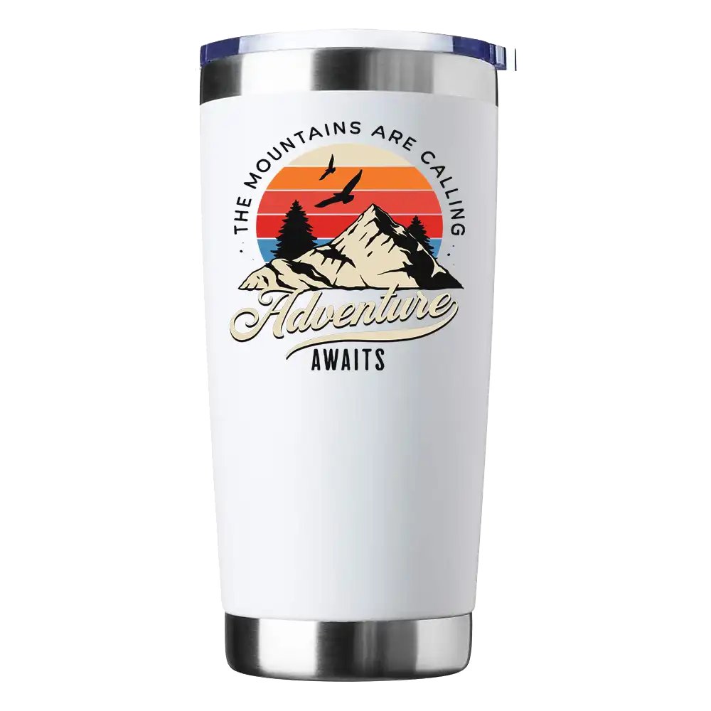 The Mountains Are Calling Insulated Vacuum Sealed Tumbler