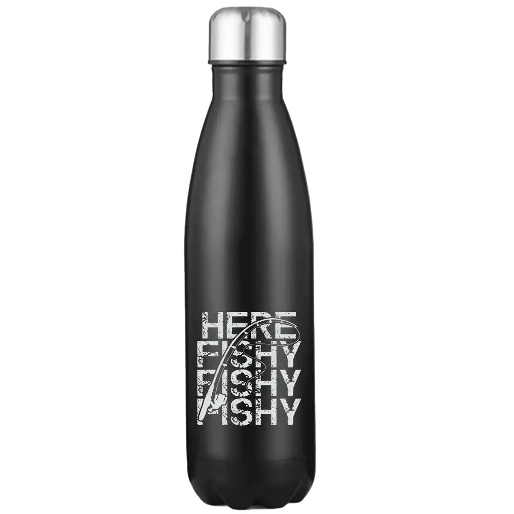 Here Fishy Fishy Stainless Steel Water Bottle