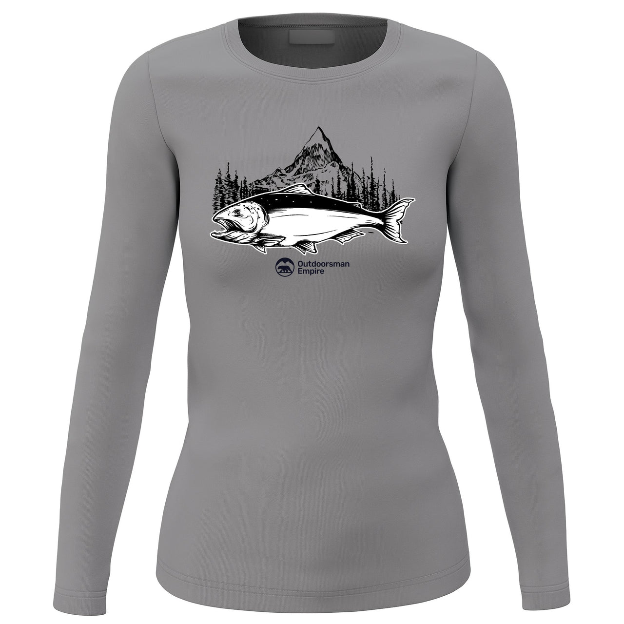 Fishing Mountain' Long Sleeve for Women