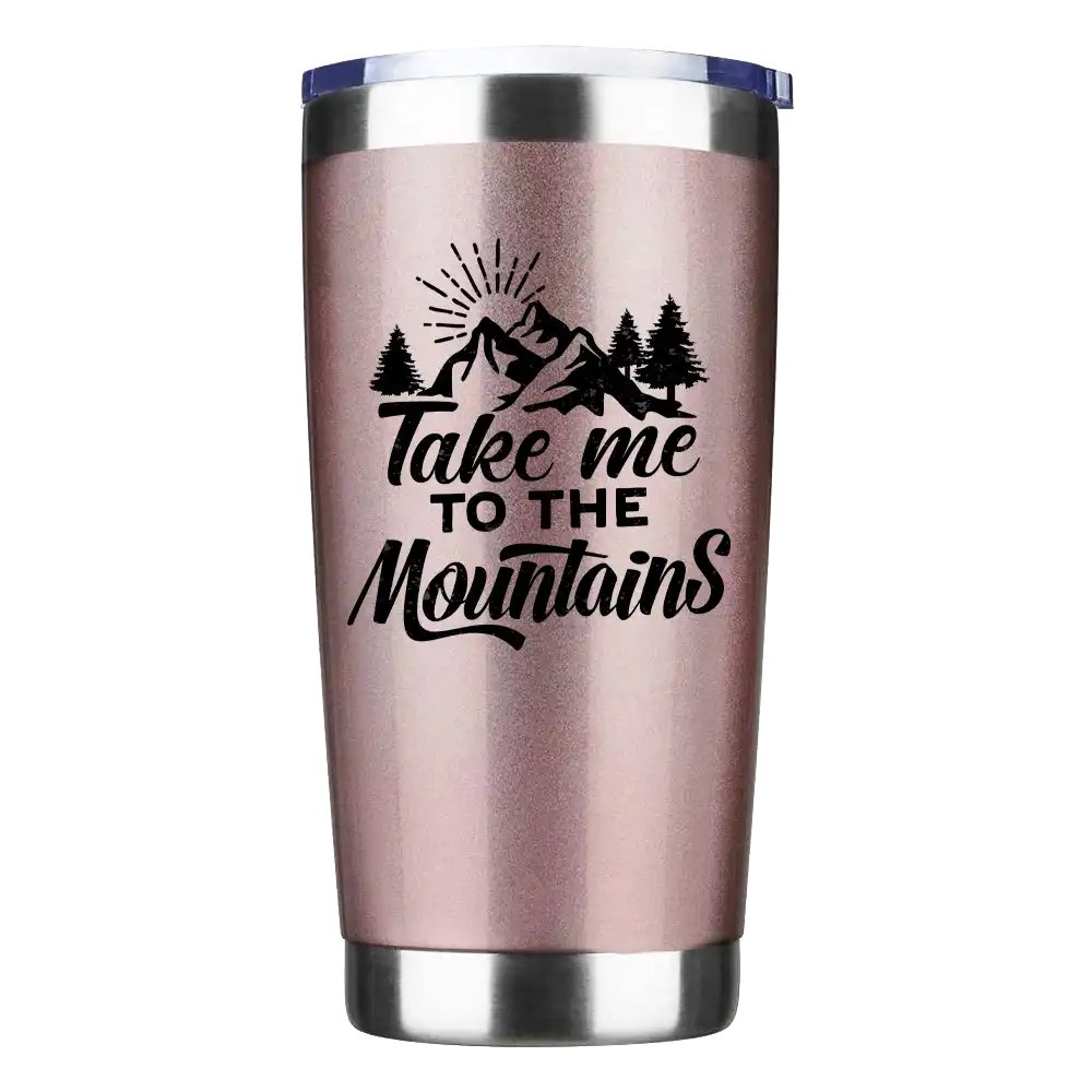 Hiking Take Me To The Mountains 2 20oz Tumbler