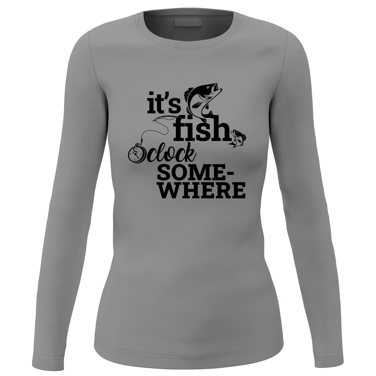 Its Fishing O'clock' Long Sleeve for Women