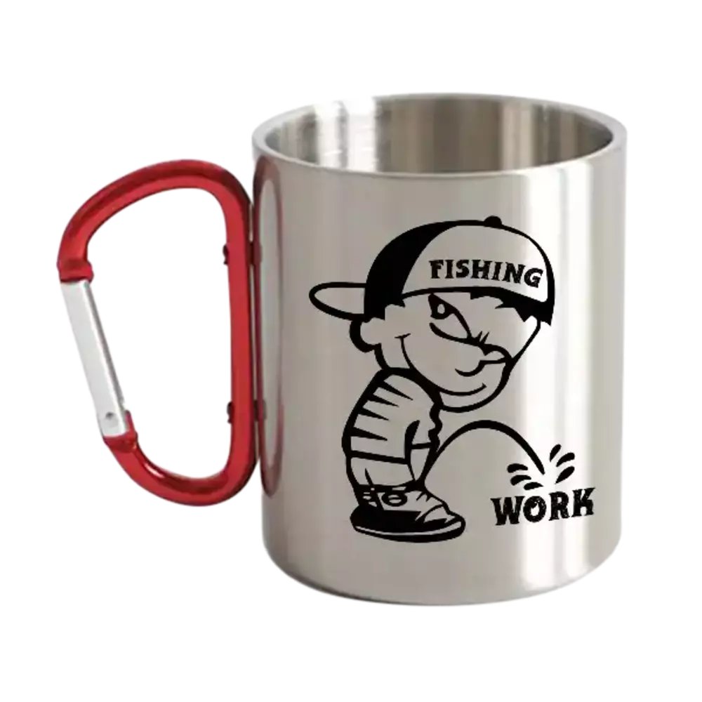 Fishing And Work Carabiner Mug 12oz