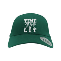 Thumbnail for Time to Get Lit  Embroidered Baseball Hat