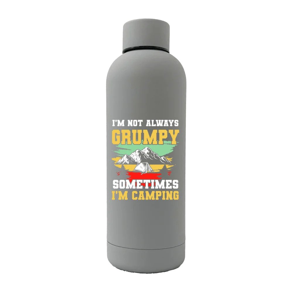 I'm Not Always Grumpy 17oz Stainless Rubberized Water Bottle