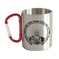 Thumbnail for Cycling In The Morning Carabiner Mug 12oz