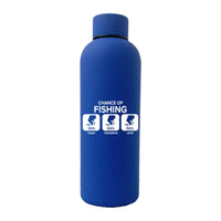 Thumbnail for Chance of Fishing 17oz Stainless Rubberized Water Bottle
