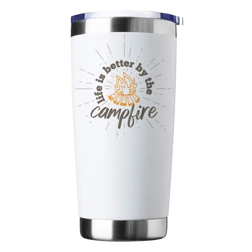 Life Is Better Campfire 20oz Insulated Vacuum Sealed Tumbler