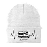 Thumbnail for Camping Cardiogram Embroidered Beanie