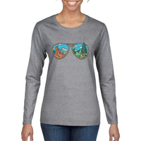 Thumbnail for Beyond the Looking Sunglasses Women Long Sleeve Shirt