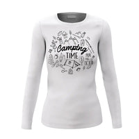 Thumbnail for Camping Elements Women Long Sleeve Shirt