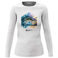 Thumbnail for Fishing Geometry' Women Long Sleeve Shirt