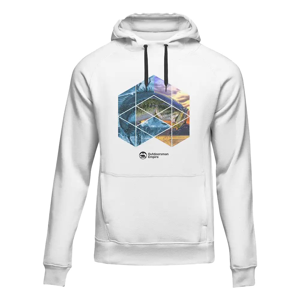 Fishing Geometry' Unisex Hoodie