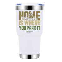 Thumbnail for Home Is Your Park 30oz Tumbler White