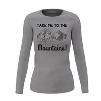 Thumbnail for Hiking Take Me To The Mountains Women Long Sleeve Shirt