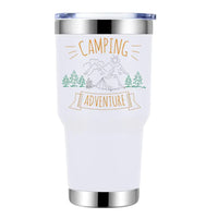 Thumbnail for Camping Adventure 30oz Tumbler White