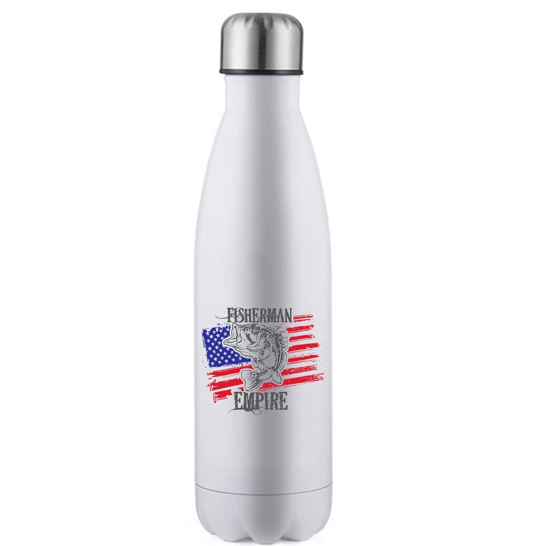 Fisherman American Empire Color Stainless Steel Water Bottle