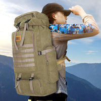 Thumbnail for Waterproof Outdoor Camping Hiking 100L Large Capacity Backpack