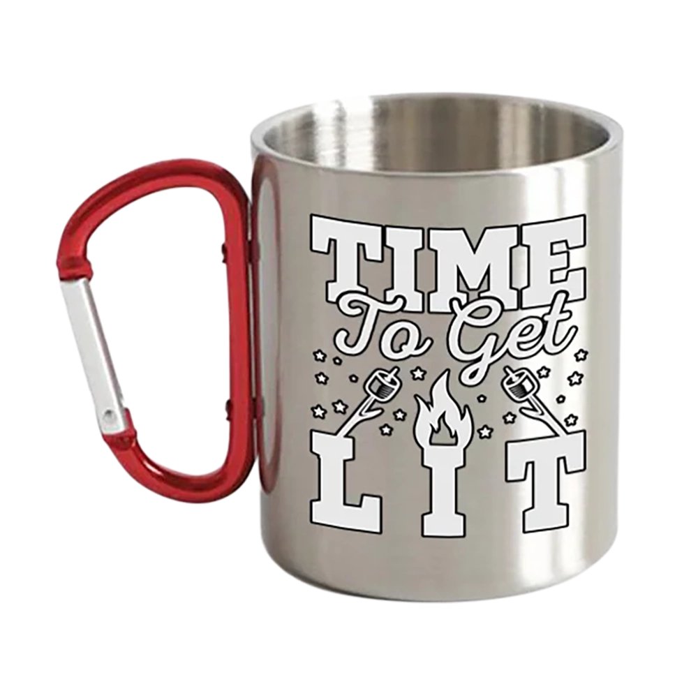 Time to Get Lit Carabiner Mug