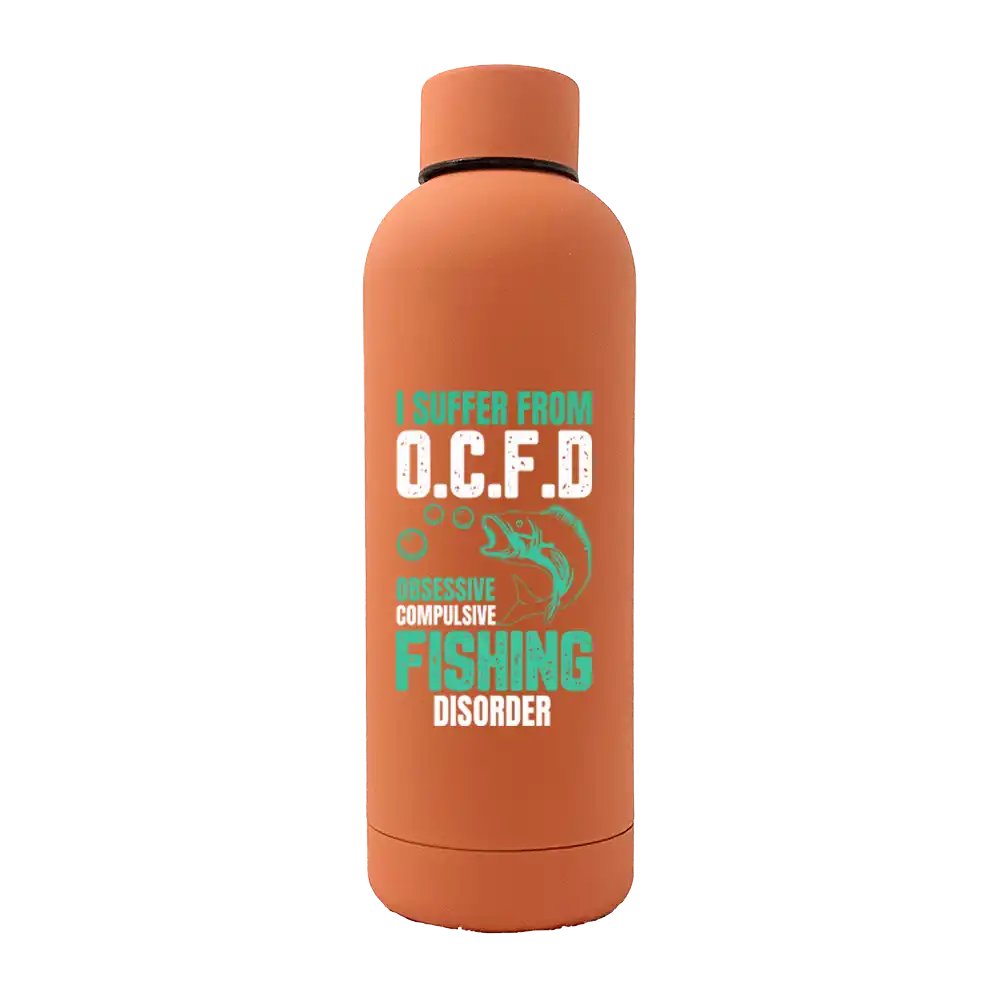 OCFD 17oz Stainless Rubberized Water Bottle
