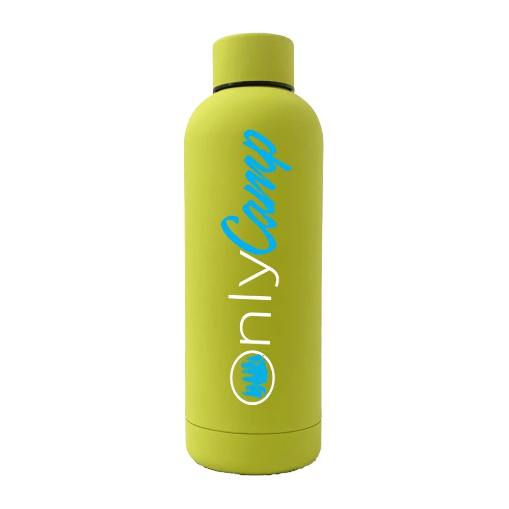 Only Camp 17oz Stainless Rubberized Water Bottle