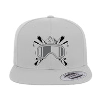 Thumbnail for Ski Goggles Embroidered Flat Bill Cap