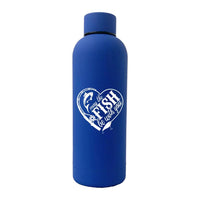 Thumbnail for May The Fish Be With You 17oz Stainless Rubberized Water Bottle
