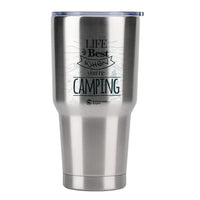 Thumbnail for Life Is Best 30oz Insulated Vacuum Sealed Tumbler Silver