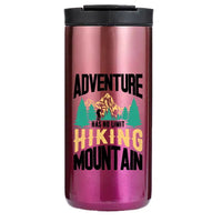 Thumbnail for Adventure Has No Limit Hiking Mountain 14oz Tumbler Purple