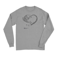 Thumbnail for Fishing Heart' Men Long Sleeve Shirt