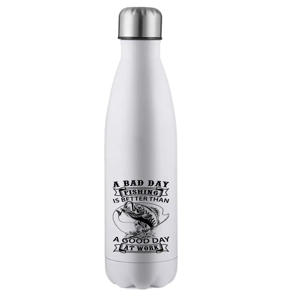 A Bad Day At Fishing Stainless Steel Water Bottle