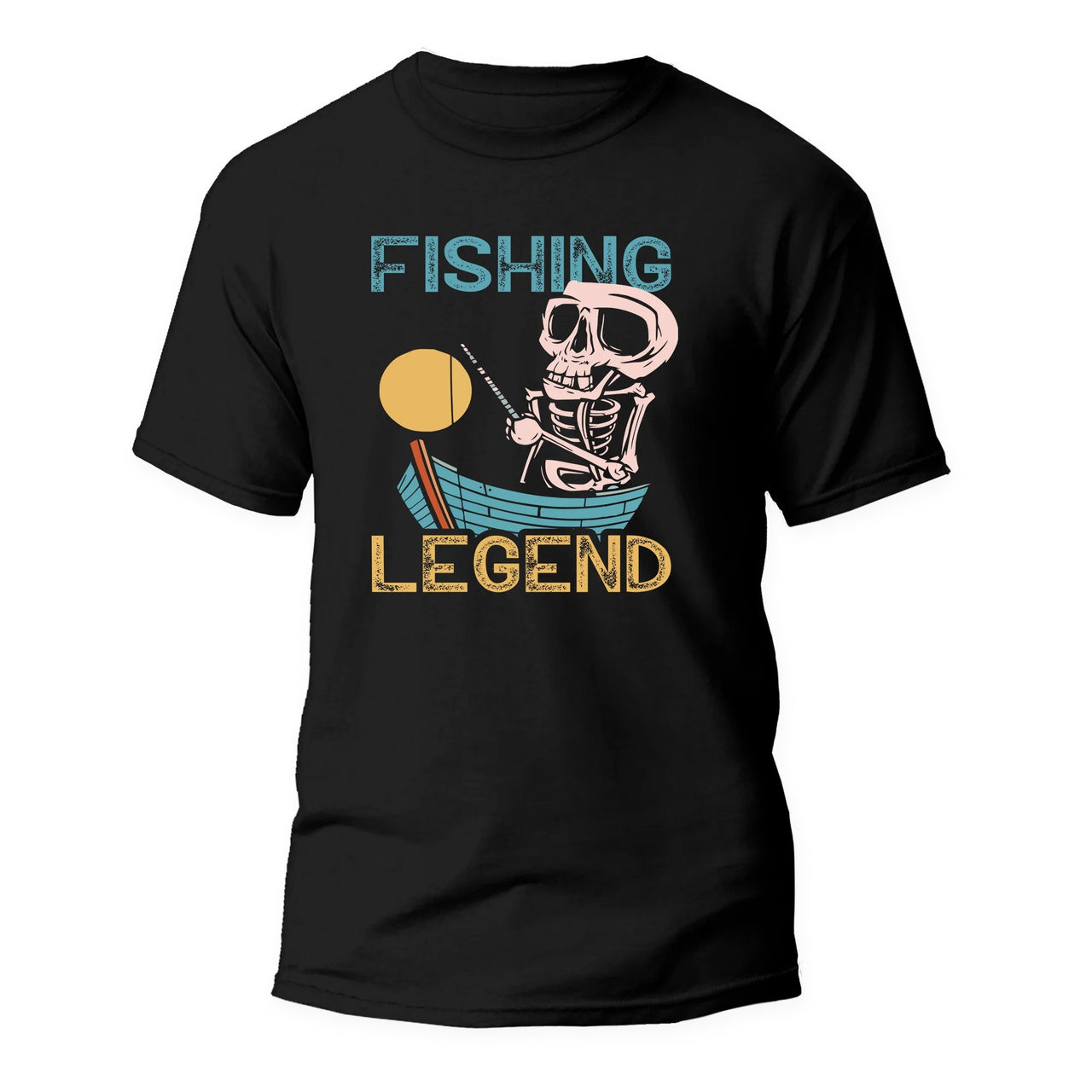 Fishing Legend Unisex T-Shirt  - Black