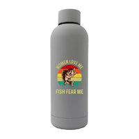 Thumbnail for Women Love Me Fish Hate Me 17oz Stainless Rubberized Water Bottle