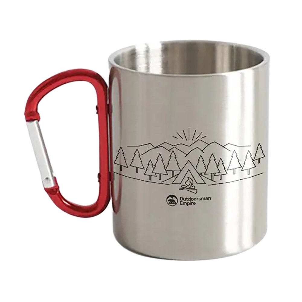 Camping Triangles Carabiner Mug 12oz